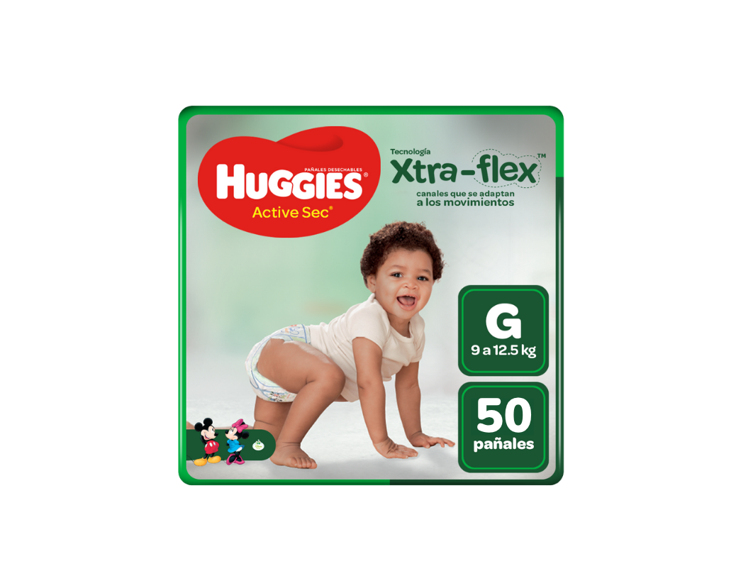 Huggies Active Sec Xtra-Flex